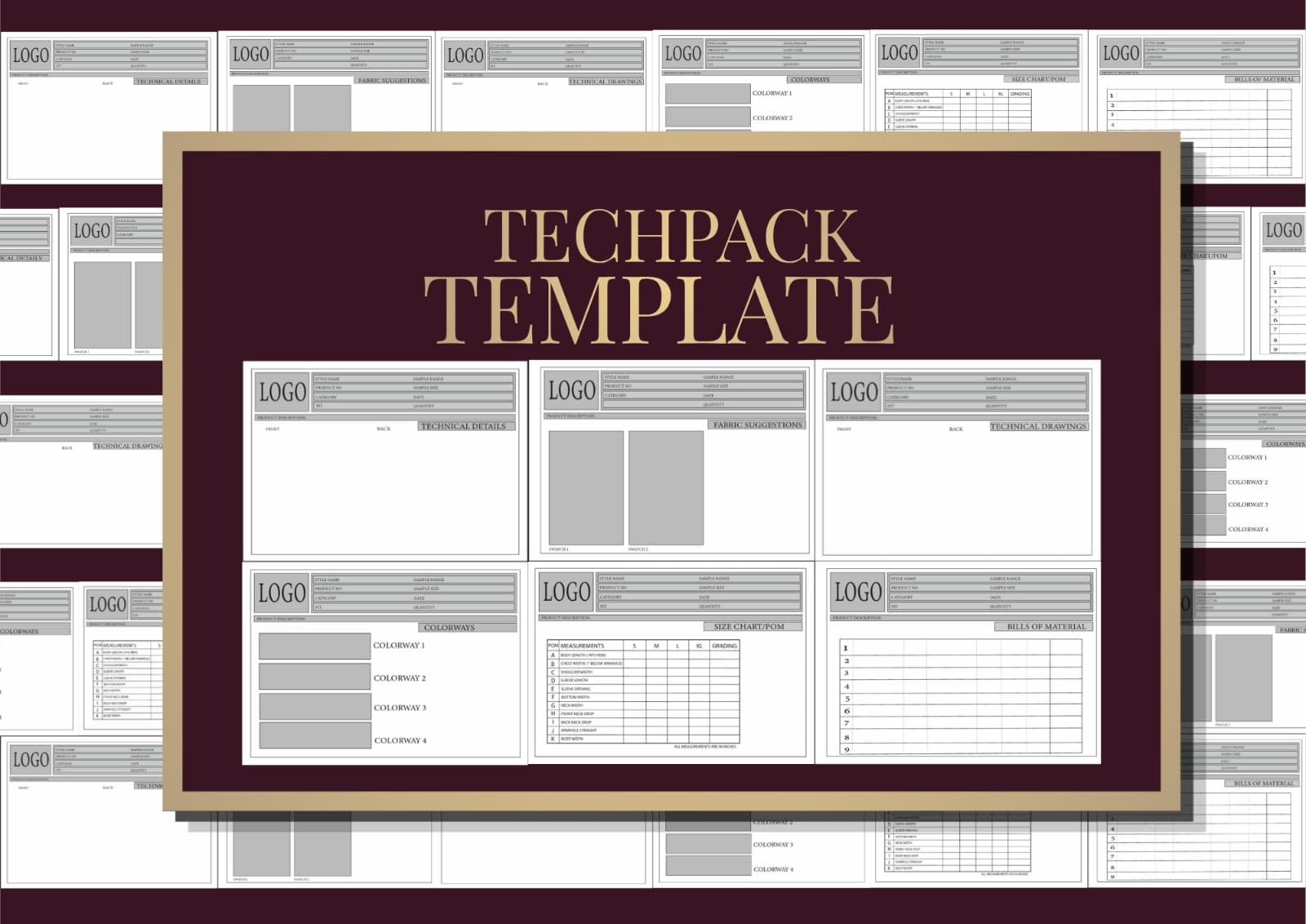 Tech Pack Template — Classic Edition