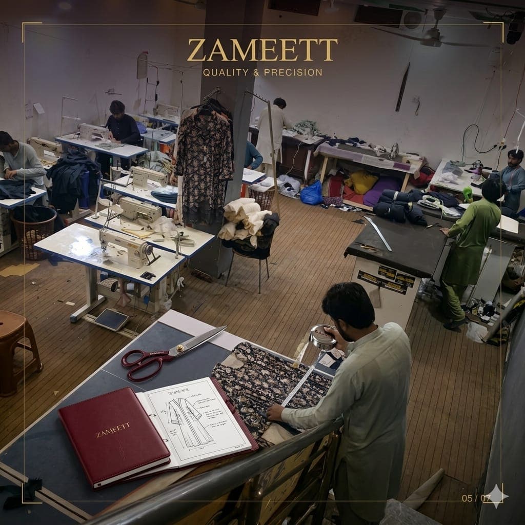 Zameett production floor